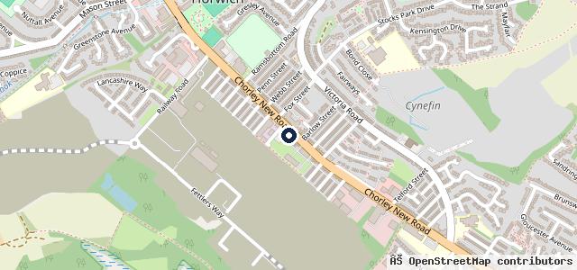 Map showing the location of Callum Edwards