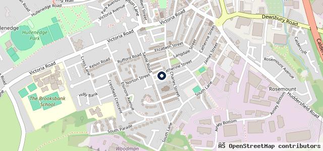 Map showing the location of George Street Garage