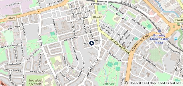 Map showing the location of Highmount Garage LTD