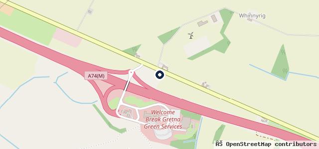Map showing the location of Bp