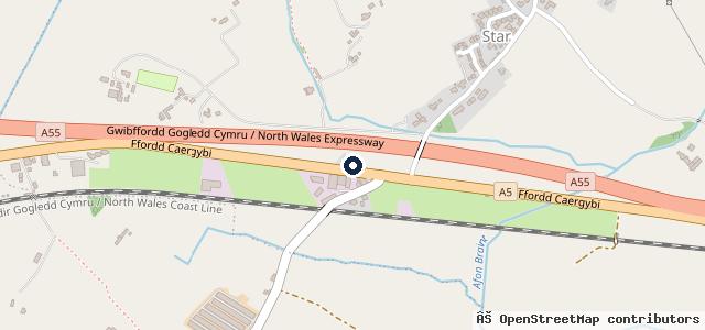 Map showing the location of Prestige Car Care Môn Ltd