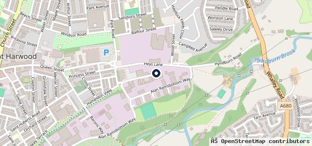 Map showing the location of Great harwood repair centre ltd