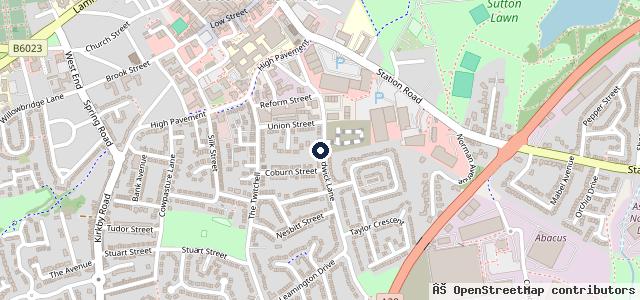 Map showing the location of Hardwick Motor Company Ltd