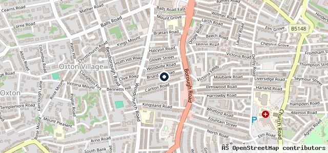 Map showing the location of Pete Johnson
