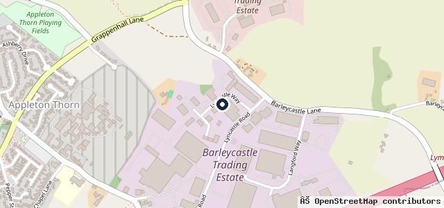 Map showing the location of Grappenhall Motor Services Ltd