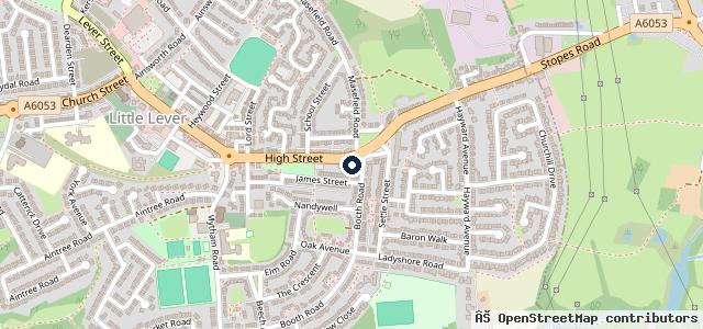 Map showing the location of M B E Motor Services