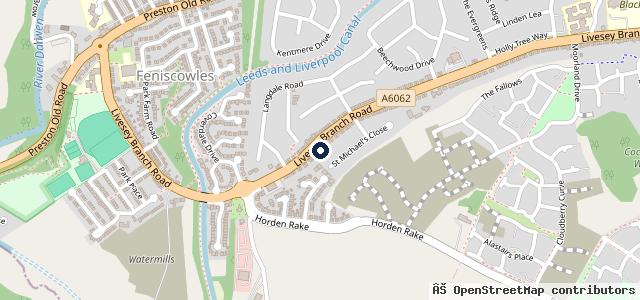 Map showing the location of Station Garage Feniscowles Ltd