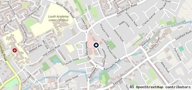 Map showing the location of R and Y Autos