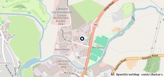 Map showing the location of Kendal Auto Services Ltd
