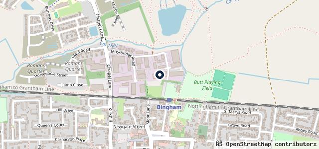 Map showing the location of PACE Motorworks