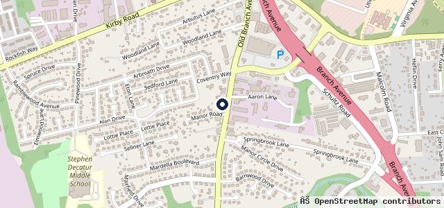 Map showing the location of Ford Masters Auto Repair