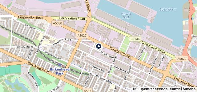 Map showing the location of Auto Advisor