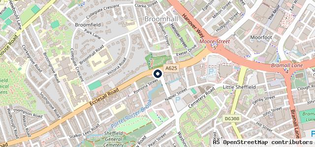 Map showing the location of Kwik Fit