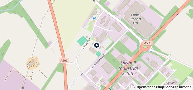 Map showing the location of The Vella Group Workington - Accident Repair Centre