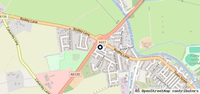 Map showing the location of Oaklands Hand Car Wash