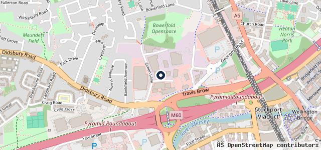 Map showing the location of Group 1 Volkswagen Stockport | Stockport