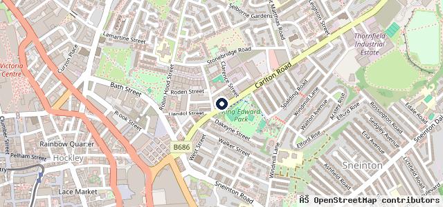 Map showing the location of Calton Road Garage | Gloucester