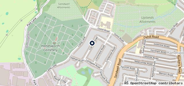 Map showing the location of GJM Mobile Mechanic