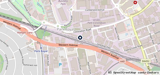 Map showing the location of Motor Service Pro