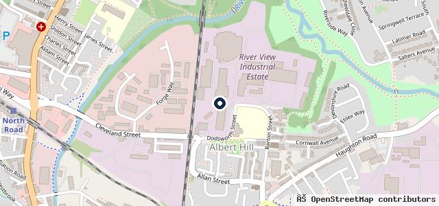 Map showing the location of J D M Motors