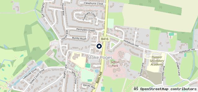 Map showing the location of SuperSpeed
