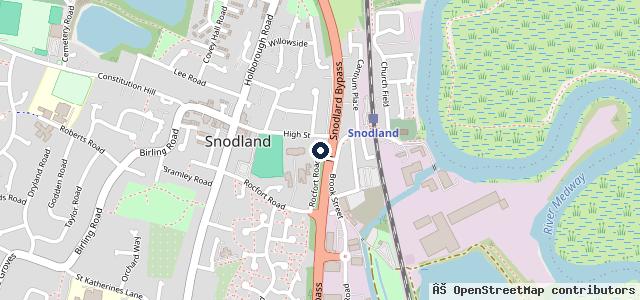 Map showing the location of Apollo Autos (Snodland)