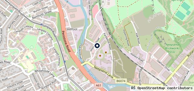 Map showing the location of S G Motors