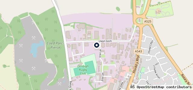 Map showing the location of Glyn Evans Autoclinic Ltd