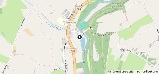 Map showing the location of Stansfield Garage