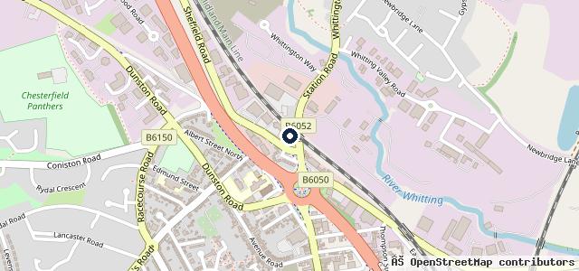Map showing the location of Stoneacre Service Centre