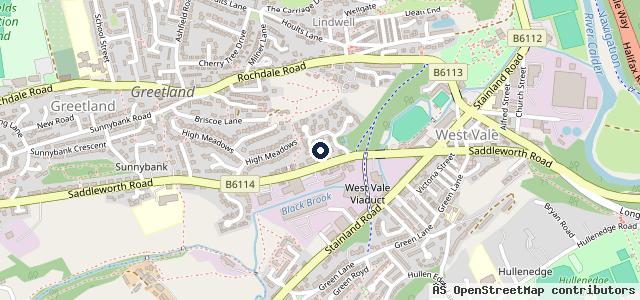 Map showing the location of H Bottomley Ltd