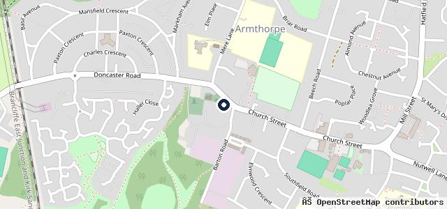 Map showing the location of Gee Jay Service Station Armthorpe Ltd