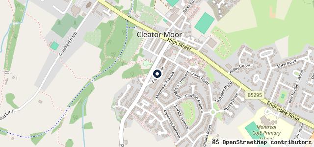 Map showing the location of Anthony Adair