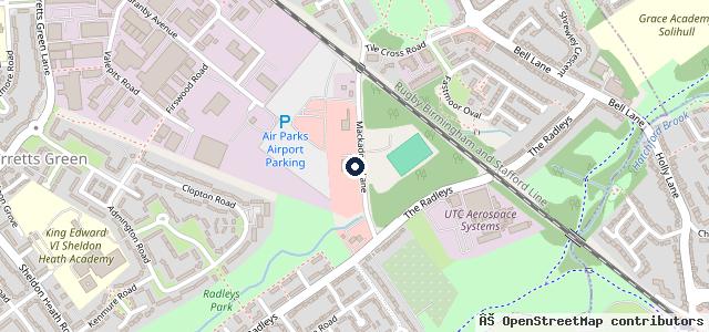 Map showing the location of CarSupermarket.com Birmingham