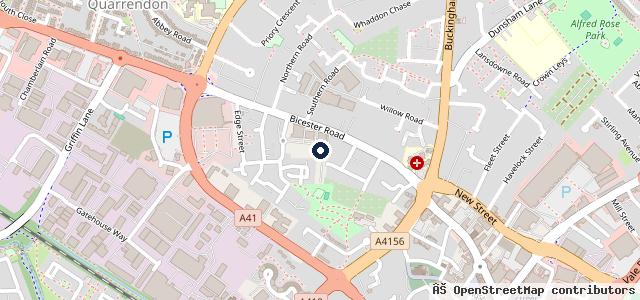 Map showing the location of Audi Approved Aylesbury