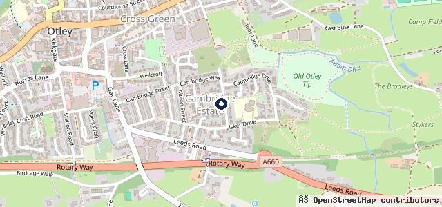 Map showing the location of Marshall's Detailing | Otley