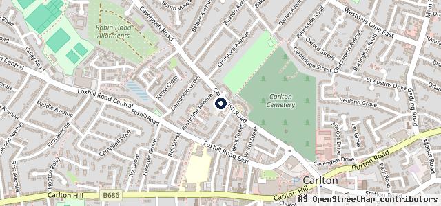 Map showing the location of Cavendish Autocentre Ltd