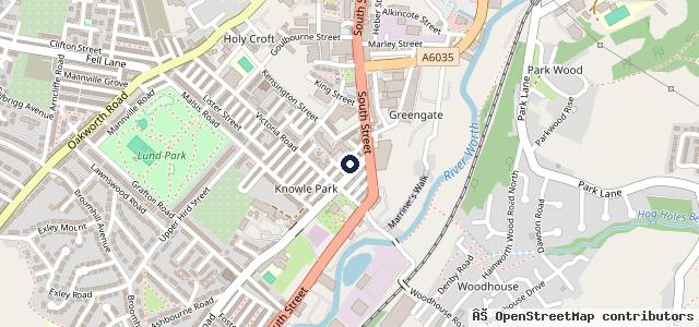 Map showing the location of Victoria Tyres