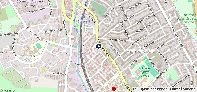 Map showing the location of I S Autos
