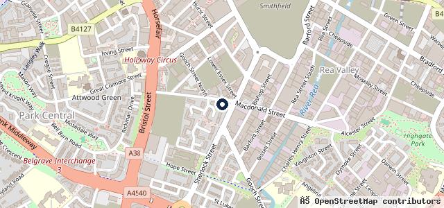 Map showing the location of Nima Auto Body Repair LTD