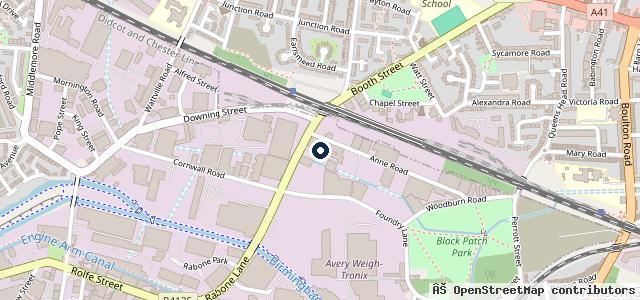 Map showing the location of A&amp;M Motors | Belfast