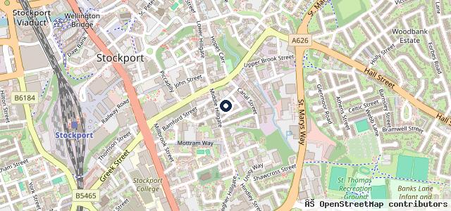Map showing the location of Alldis MOT Centre Ltd | Stockport