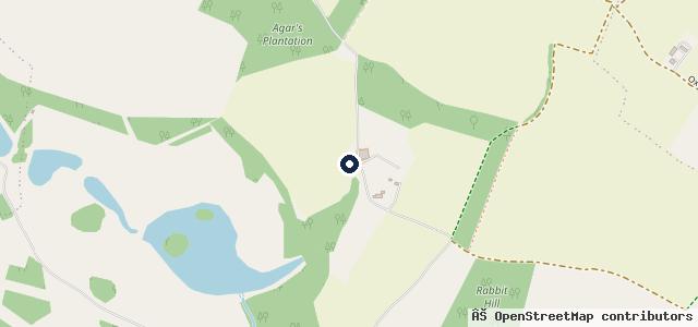 Map showing the location of McLaughlins Garage