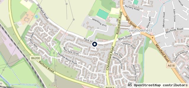 Map showing the location of Swift Autocentre