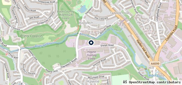 Map showing the location of Mark One Automotive Ltd