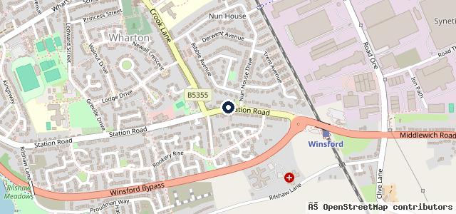 Map showing the location of WMD Motorsport | Winsford