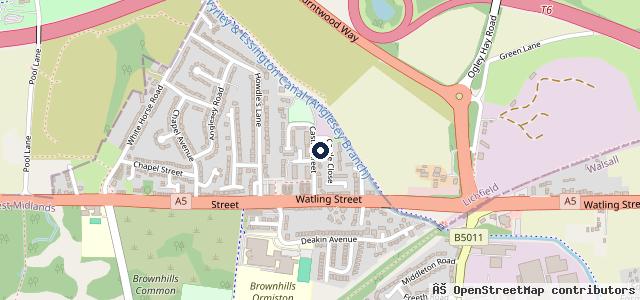 Map showing the location of Raf Car Service