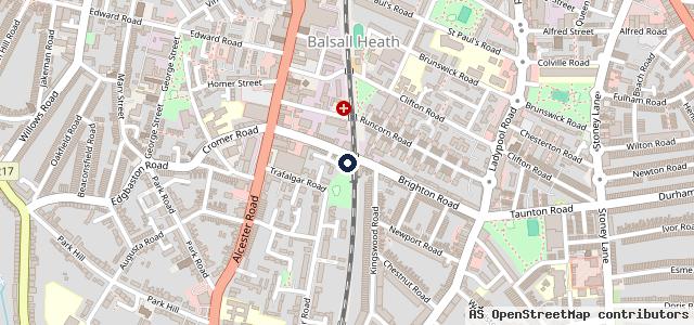 Map showing the location of Birmingham Auto Centre Ltd