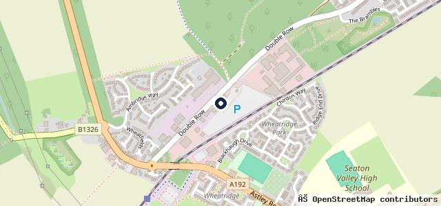 Map showing the location of M and I autos
