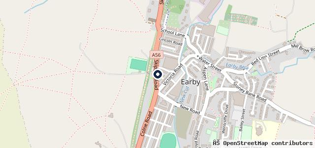Map showing the location of Earby Autos Ltd